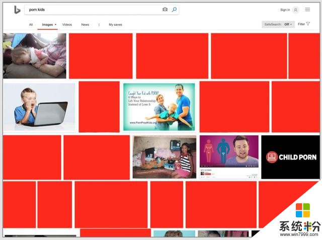 Bing搜索被曝包含儿童色情内容 微软：已尽力修复(2)