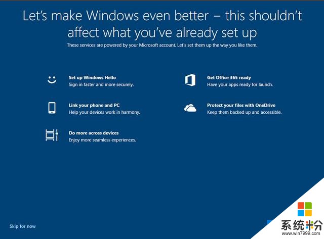微软向新装Windows 10的PC用户推广五大功能(1)
