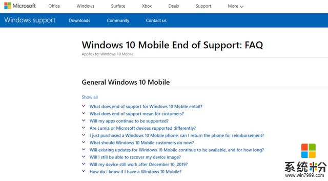 一代手機落幕，微軟將停止對 Windows Phone 提供支持(1)