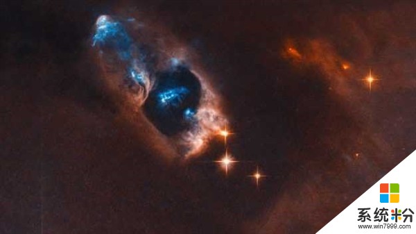 NASA拍到新生恒星 距地球约1000光年(1)