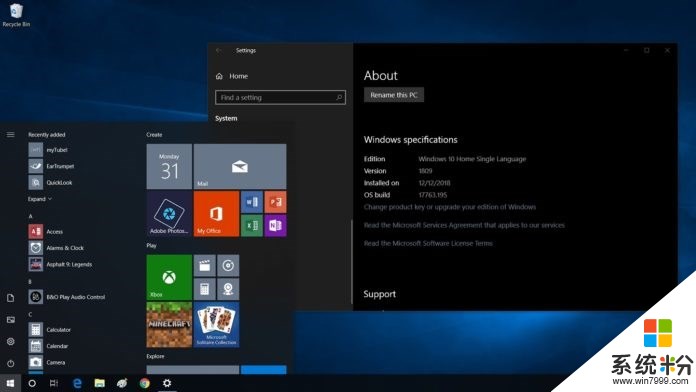 微软测试Windows 10更新十月版17763.346发布预览：解决操作中心“闪现”Bug(1)