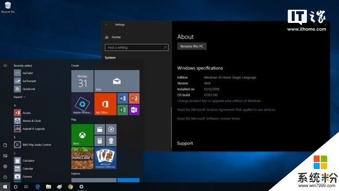 Windows 10更新十月版17763.349发布预览推送(1)