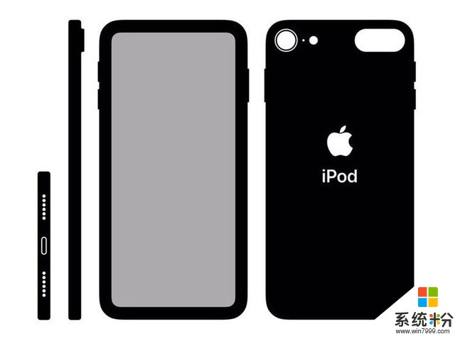 iPod Touch 7工程机示意图曝光 没有Touch ID预留(1)
