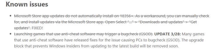 修复重大游戏Bug，微软即将重启Windows 10 19H1慢速预览版18362推送(2)