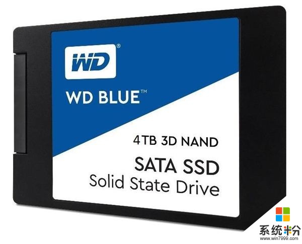 全球唯二：西數藍盤SSD擴容4TB 每天0.08次全盤寫入(1)