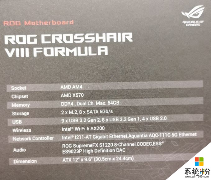 华硕发布X570旗舰主板Crosshair VIII Formula(4)