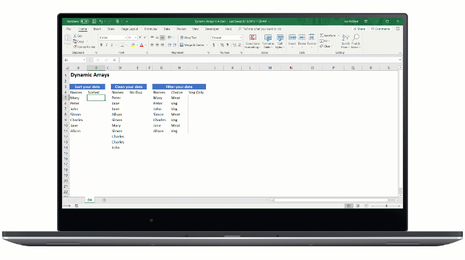 微软增强Excel公式体验：现已支持动态数组功能(2)