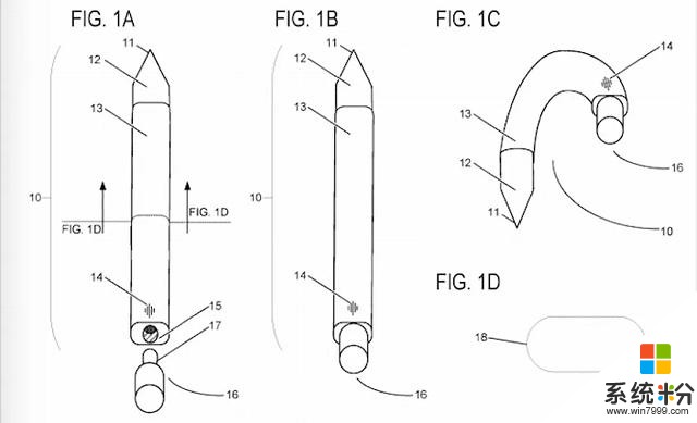 微軟奇怪專利：觸控筆折疊成耳機？(1)