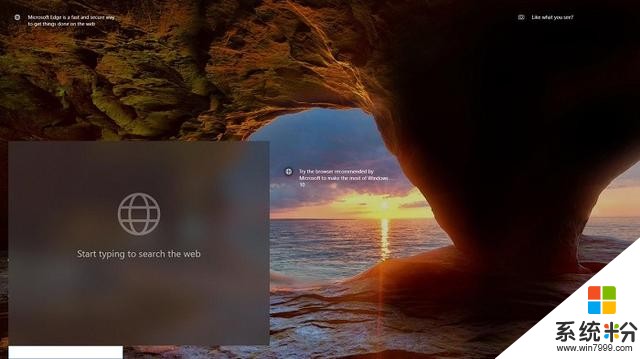 微软尝试为Windows10锁屏界面加入必应搜索框(1)