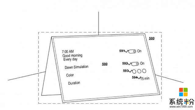 「图」微软新双屏专利曝光：可模拟晨光跟随日出调整亮度(2)