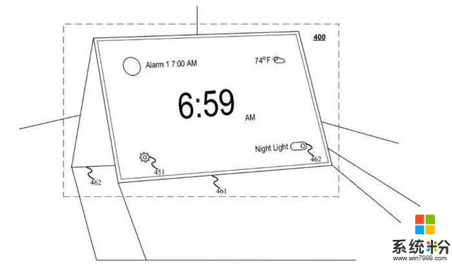 微软双屏专利曝光：不做笔记本做闹钟？(1)