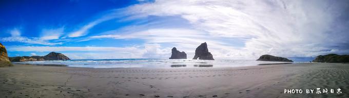 新西兰颜值最高的海滩，曾是微软锁屏壁纸和桌面，落日超美(2)