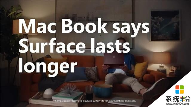 微软奇葩广告：让名为MacBook的人说SurfaceLaptop更好(1)