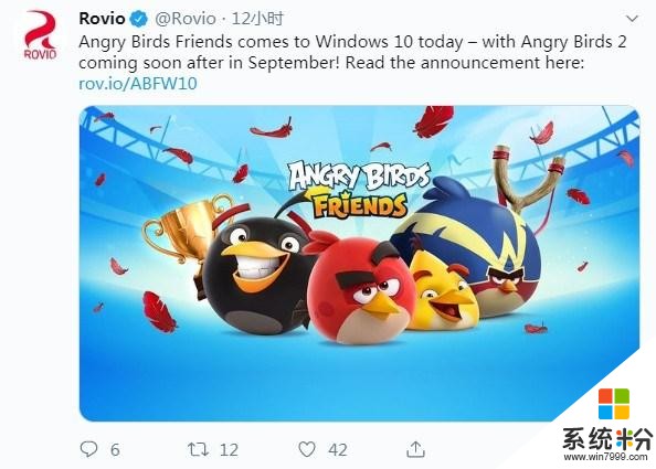 《愤怒的小鸟2》宣布推出PC版，今年9月登陆Win10(1)