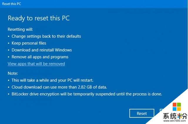 「图」微软详解云下载功能：没有U盘也能轻松恢复Windows10系统(2)