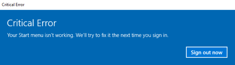 Windows 10 KB4524147积累更新让“开始”菜单罢工(1)