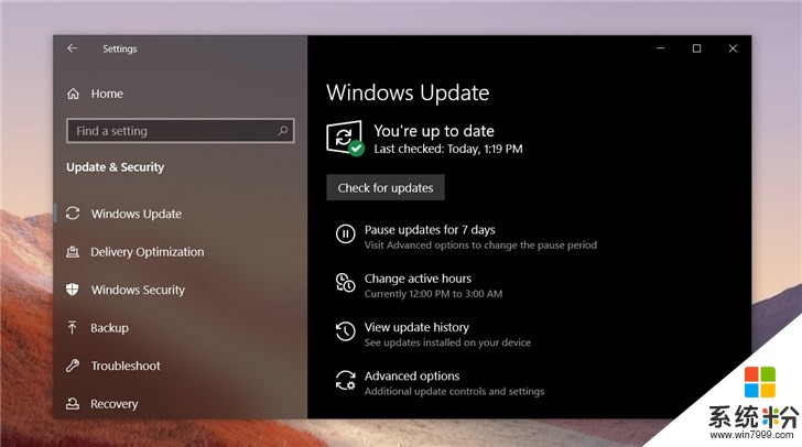 微軟2019 Windows 10更新五月版18362.418正式推送(1)