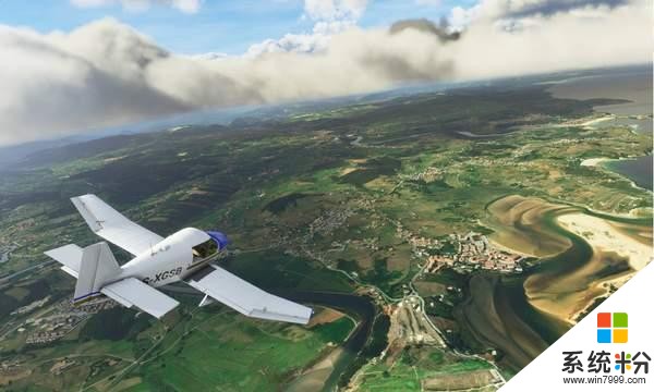 《微软飞行模拟器》新游戏截图风景秀丽，水天一色(14)