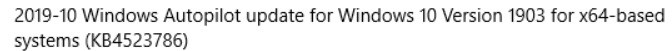 微软错误推送Windows 10补丁KB4523786，建议用户忽略(2)