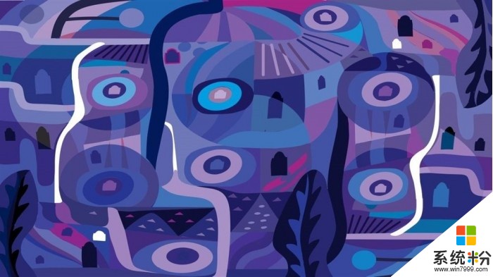微软全新Abstract Art PREMIUM主题壁纸包上线：色彩艳丽(1)