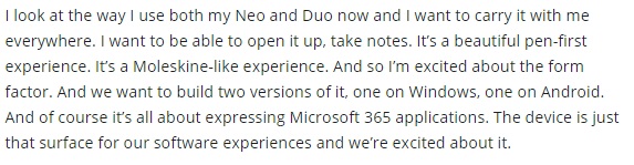 微软CEO盛赞Surface Neo/Duo：可替代纸张，大幅提升生产力(1)