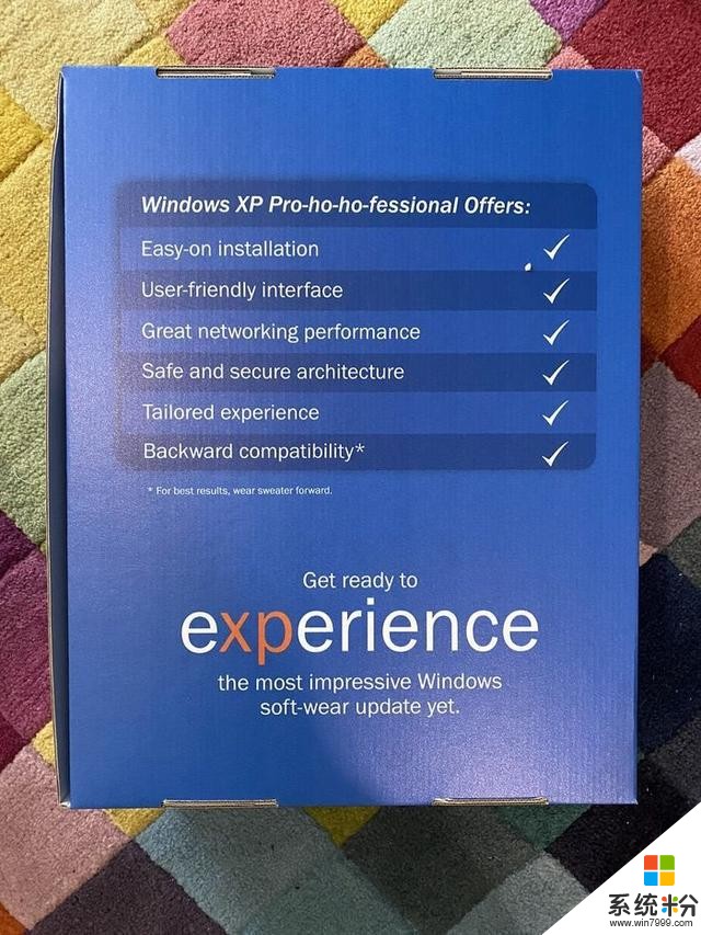 致敬经典系统：微软推出WindowsXP主题毛衣(7)