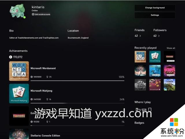 Win10XboxAPP更新全面支持成就系统(1)