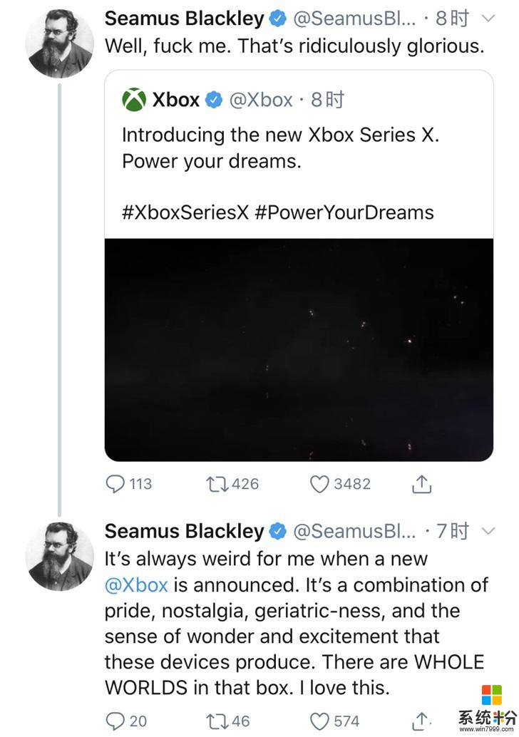 微软Xbox发明人盛赞微软Xbox Series X：真是太棒了！(1)