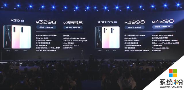 vivoX30系列手机发布：搭载三星5G处理器，起售价3298元(5)