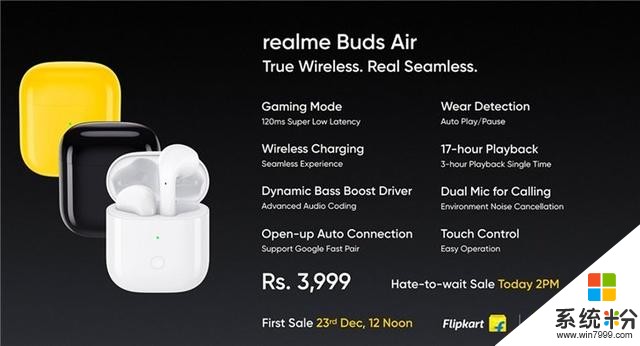 realmeBudsAir真无限耳机印度亮相，售3999卢比(4)