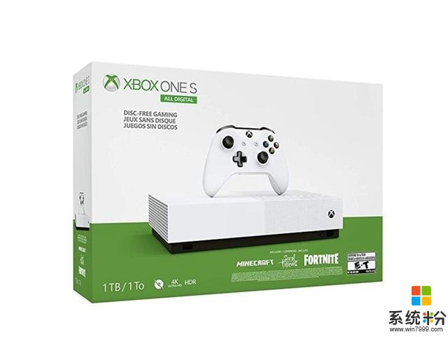 微软XboxOneS全数字版再次发售，1043元(1)