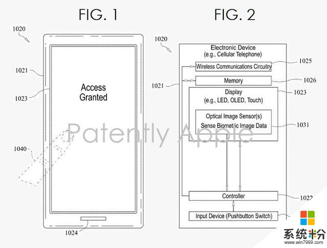 苹果已获得屏下TouchID专利，并被爆已有产品采用(2)