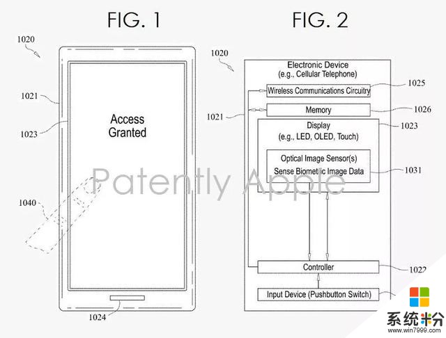 苹果获得屏下TouchID专利，已有产品采用(2)