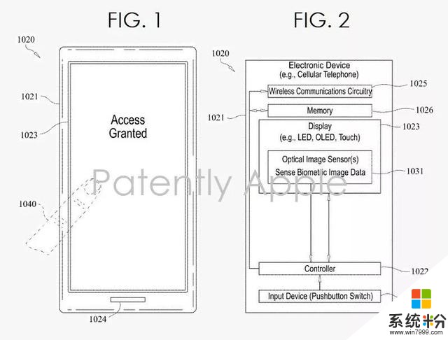 蘋果獲得屏下TouchID專利，已有產品采用(2)