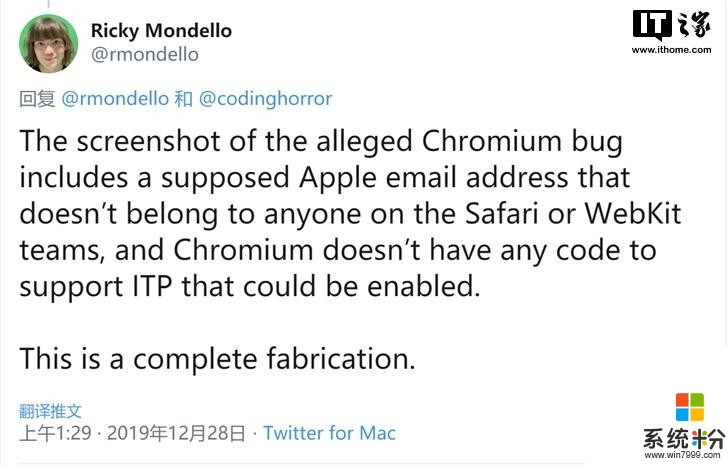 疑苹果Chromium Safari浏览器Windows版截图曝光，专业人士质疑：假的(4)