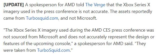 微软XboxSeriesX意外亮相CES2020？AMD：图源非微软官方(1)