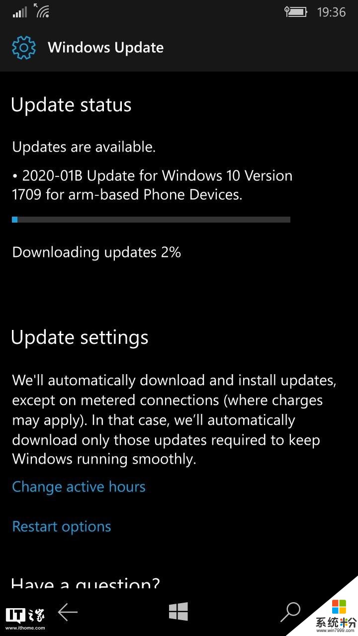 活到2020年，微软Windows 10 Mobile 15254.603正式版推送：代号2020-01B(1)