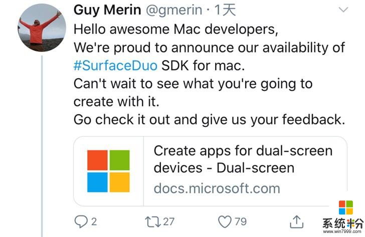 微软放出面向macOS和Linux平台的Surface Duo SDK(2)