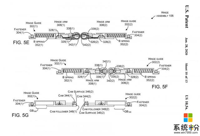 微软新专利展示了一款采用柔性可折叠屏幕的Surface设备(6)