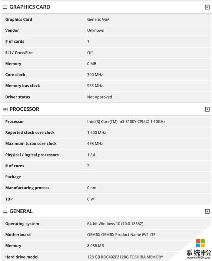 微軟Surface Go 2配置曝光：處理器主頻最高3.39GHz(2)