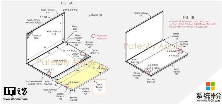 专利显示，微软 Surface Neo键盘配件有类似“游戏手柄”功能(2)