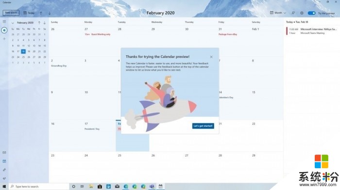 全新Windows 10日历应用上手：简洁设计+个性化选项(1)