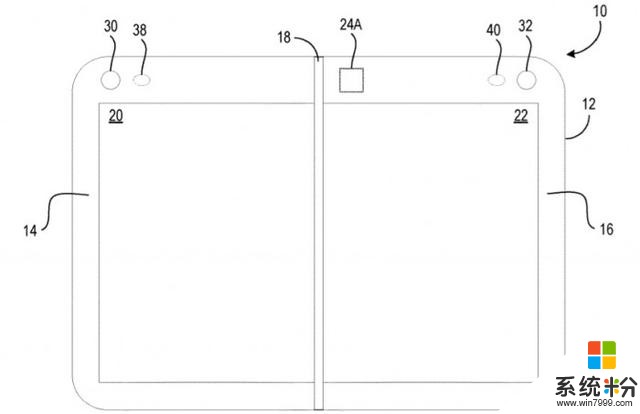 微软获得多摄像头双屏Surface专利(2)