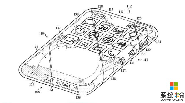 蘋果新專利曝光：具有環繞式觸摸屏的全玻璃iPhone(2)