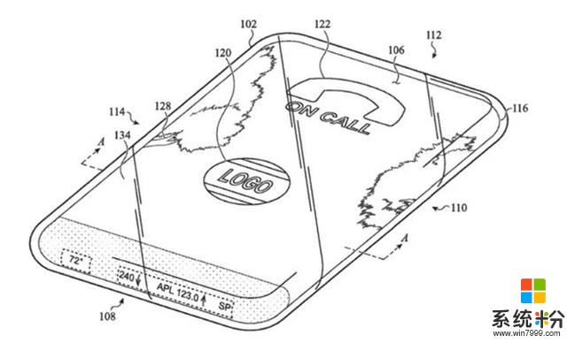 蘋果新專利曝光：具有環繞式觸摸屏的全玻璃iPhone(3)