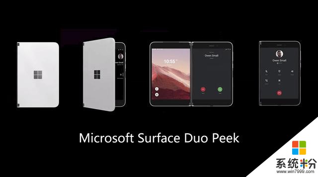 微软安卓双屏手机SurfaceDuo新功能曝光：半开形态也能显示信息(1)