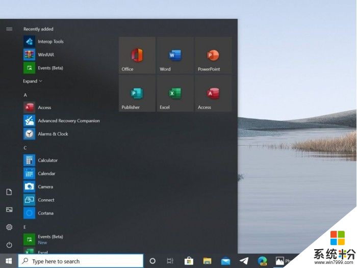 Windows 10新截图：没有动态磁贴的界面更清爽了(1)