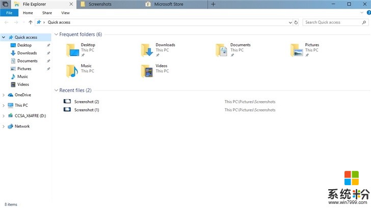 Sets 重生，曝微软 Windows 10 将支持应用窗口标签页(2)