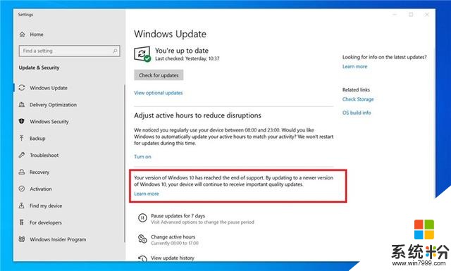 态度温和，微软努力提醒Windows10用户升级到受支持版本(1)