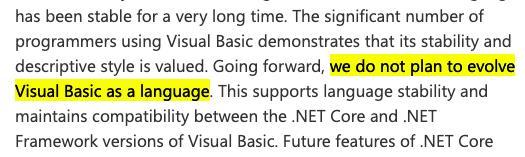 風雨29年：微軟正式放棄VisualBasic編程語言(1)